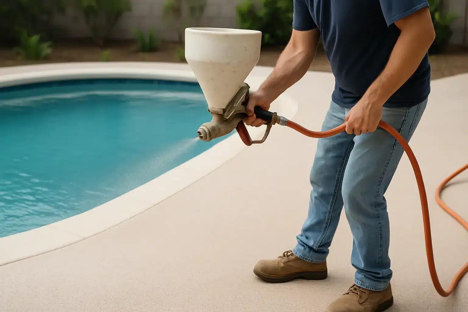 Spray-On Pool Deck Coatings That Don’t Slip