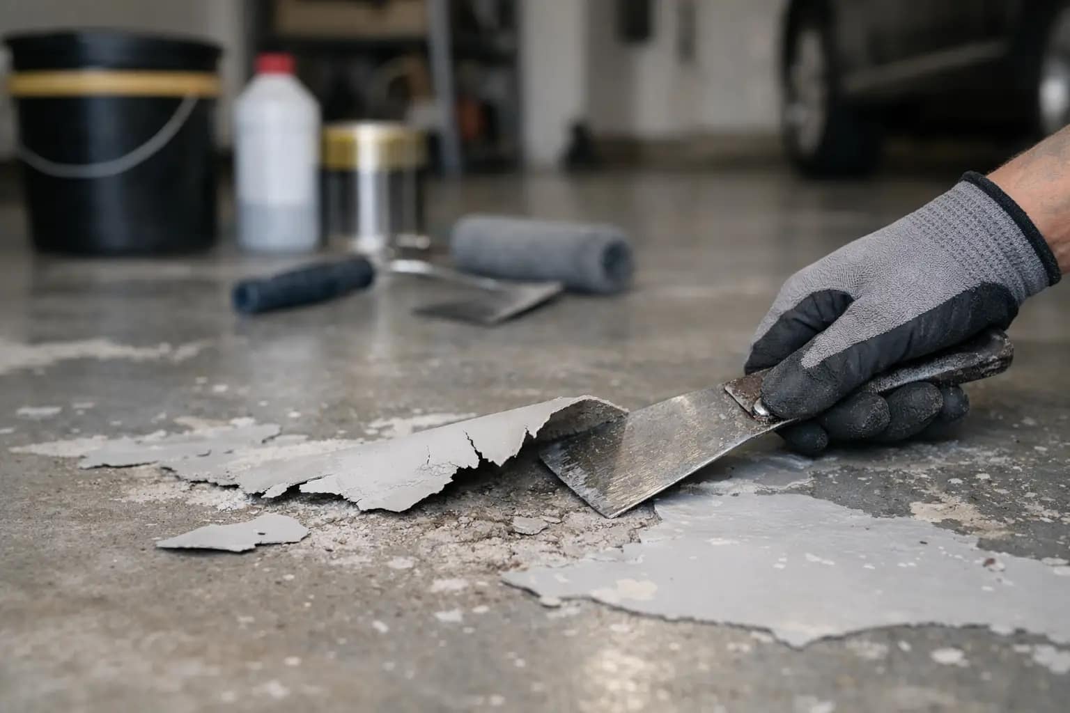 How to Fix Peeling Garage Epoxy Properly