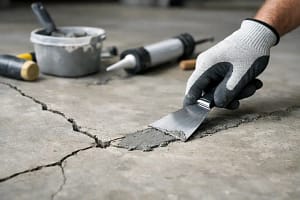 How to Repair Cracks in Concrete Floor