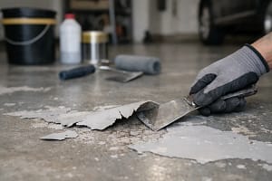 How to Fix Peeling Garage Epoxy Properly