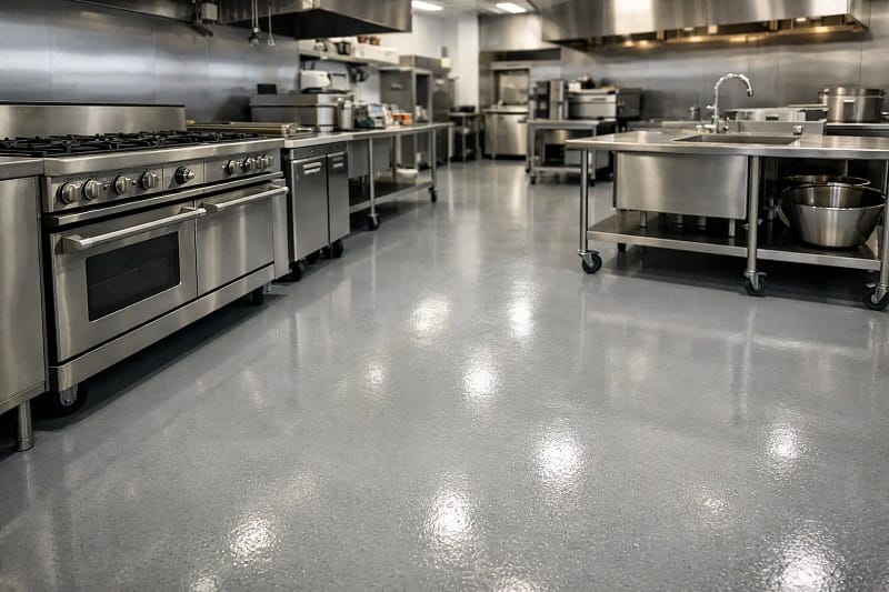 Commercial Kitchen Epoxy Flooring Sydney