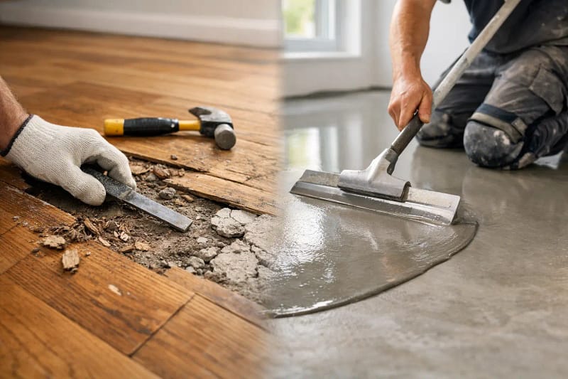 Floor Repairs & Skim Coating Sydney