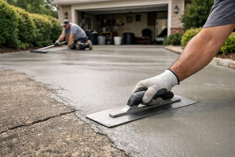 Driveway Concrete Resurfacing Done Right